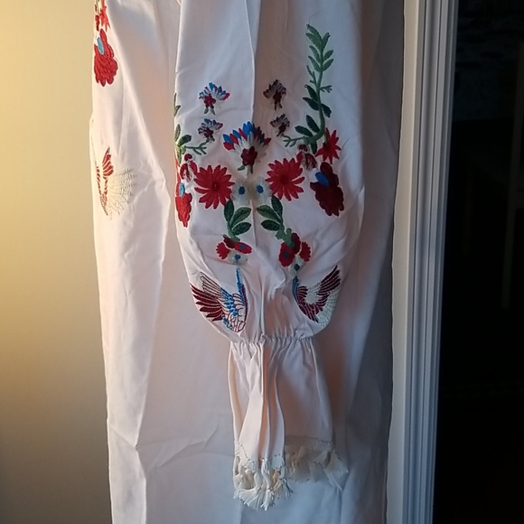 Velzera Boho๐ผ Embroidered Summer Festival Dress - Picture 6 of 9